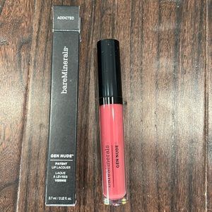 Bare Minerals Gen Nude Patent Lip Lacquer color “addicted”
